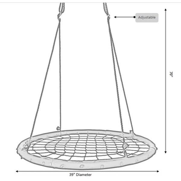 round net swing chair