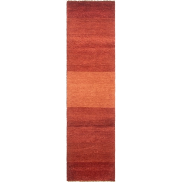 ECARPETGALLERY Hand-knotted Finest Ziegler Chobi Copper Wool Rug - 2'7 x 10'2