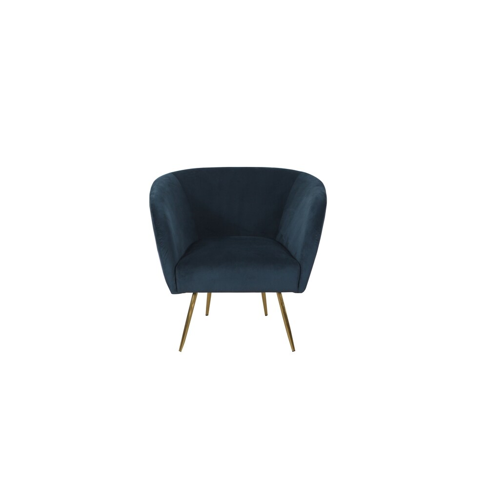 navy living room chair