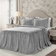 preview thumbnail 2 of 30, The Gray Barn Lazy Acres Ticking Stripe Bedspread Set Black - Full