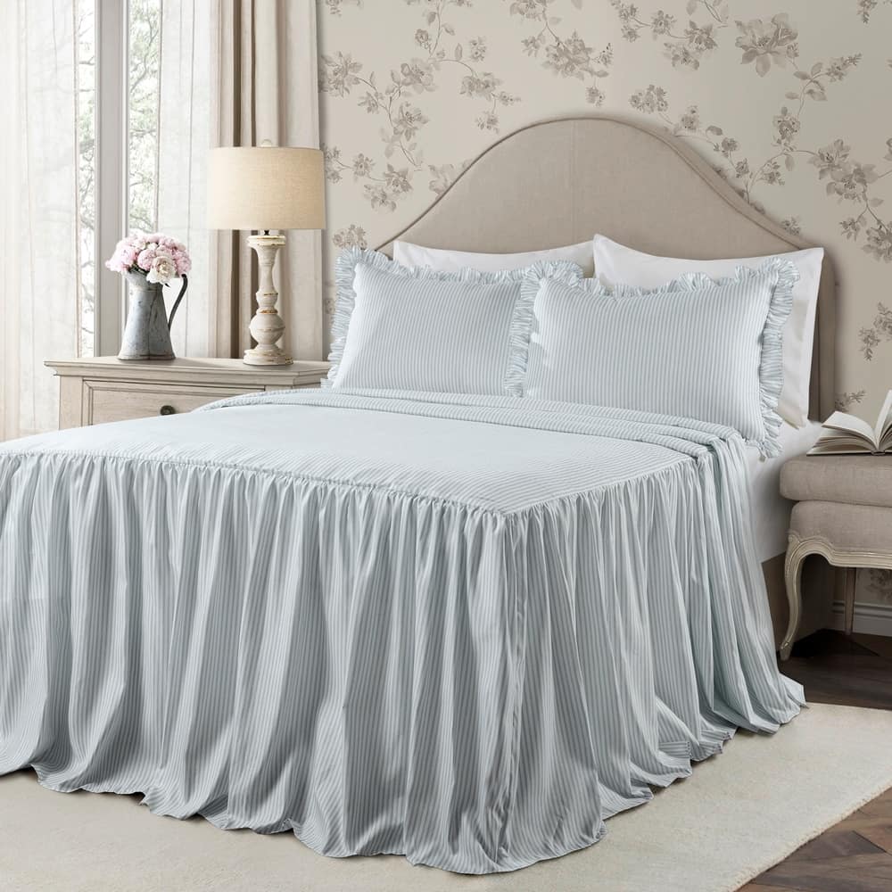 The Gray Barn Lazy Acres Ticking Stripe Bedspread Set