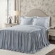 preview thumbnail 19 of 30, The Gray Barn Lazy Acres Ticking Stripe Bedspread Set Navy - Full