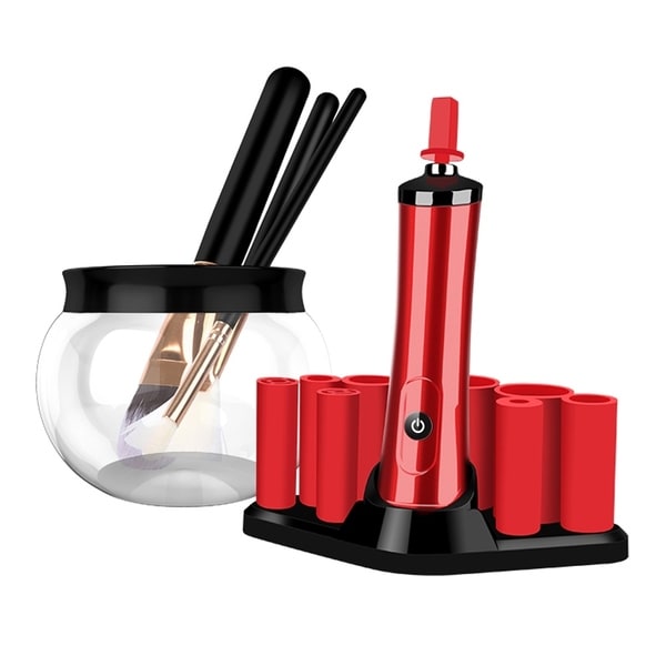 Amazon Com Electric Makeup Brush Cleaner Spinner Automatic