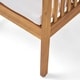 preview thumbnail 3 of 23, Carolina Outdoor 5-seat Acacia Sectional Sofa Set by Christopher Knight Home
