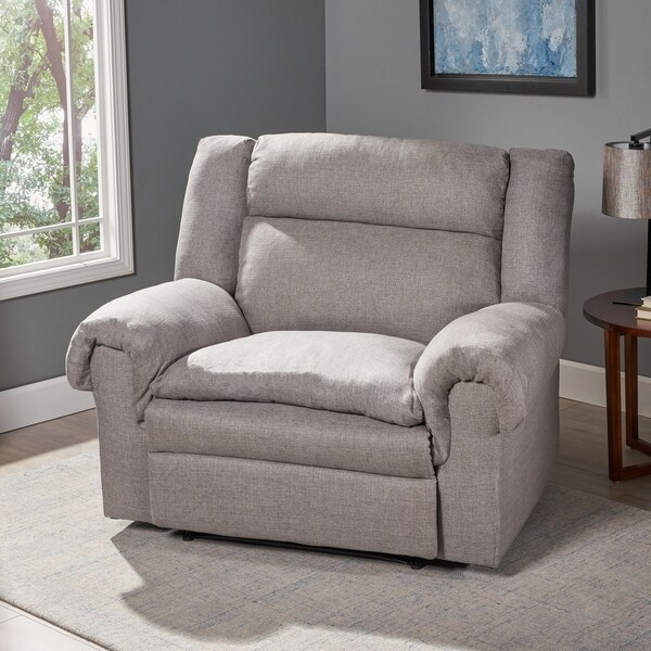 Farman Oversized Fabric Recliner by Christopher Knight Home. Opens flyout.