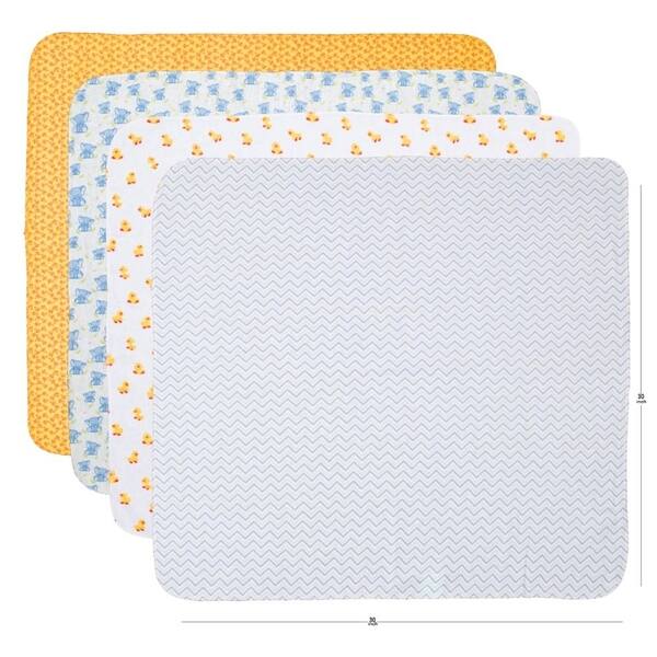 Shop Cuddles Cribs Cotton Flannel Receiving Blankets 4 Pack