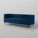 preview thumbnail 59 of 59, Nicole Miller Akeno Channel Tufted Velvet Club Chair or Sofa