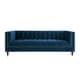 preview thumbnail 58 of 59, Nicole Miller Akeno Channel Tufted Velvet Club Chair or Sofa