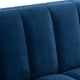 preview thumbnail 61 of 59, Nicole Miller Akeno Channel Tufted Velvet Club Chair or Sofa