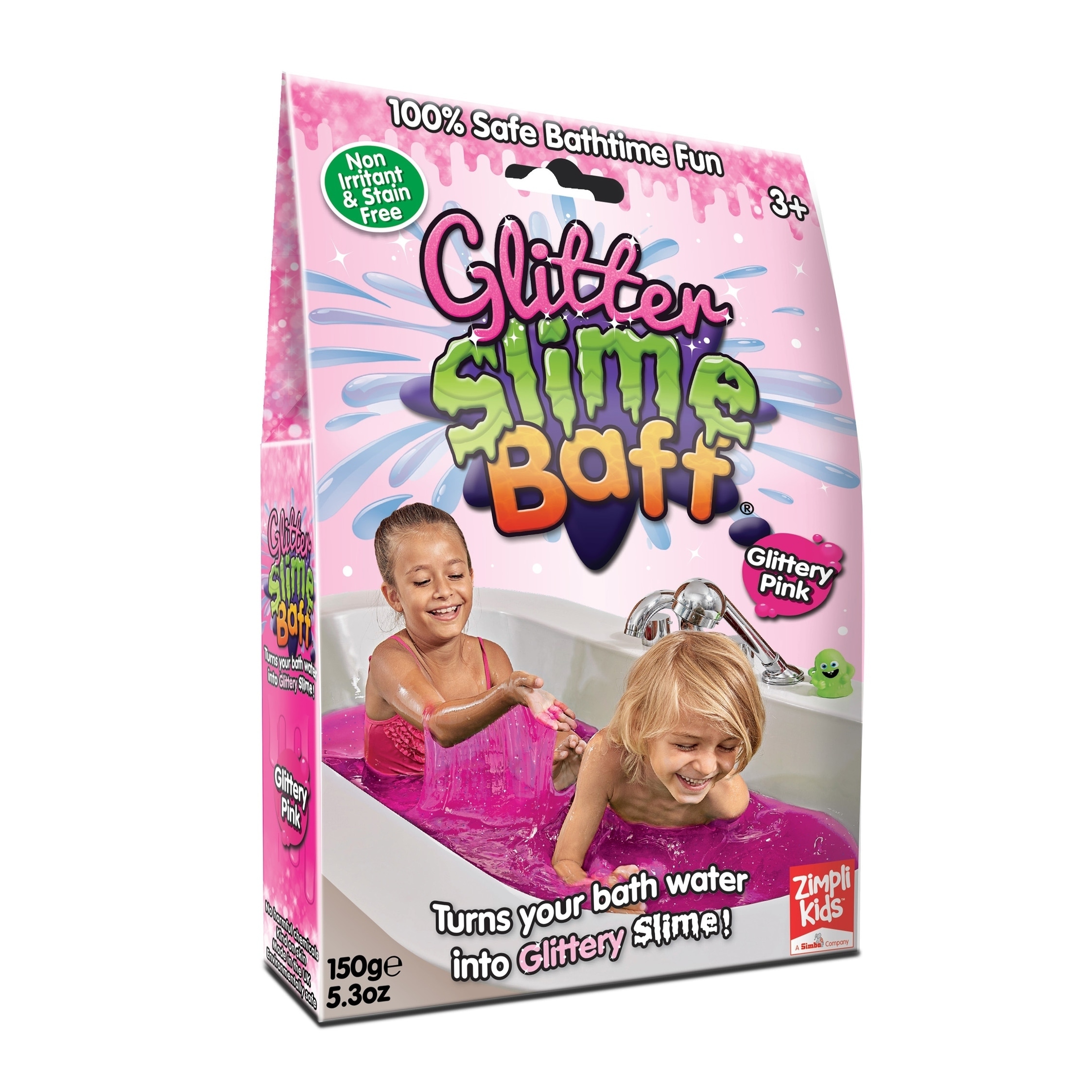 glitter slime baff