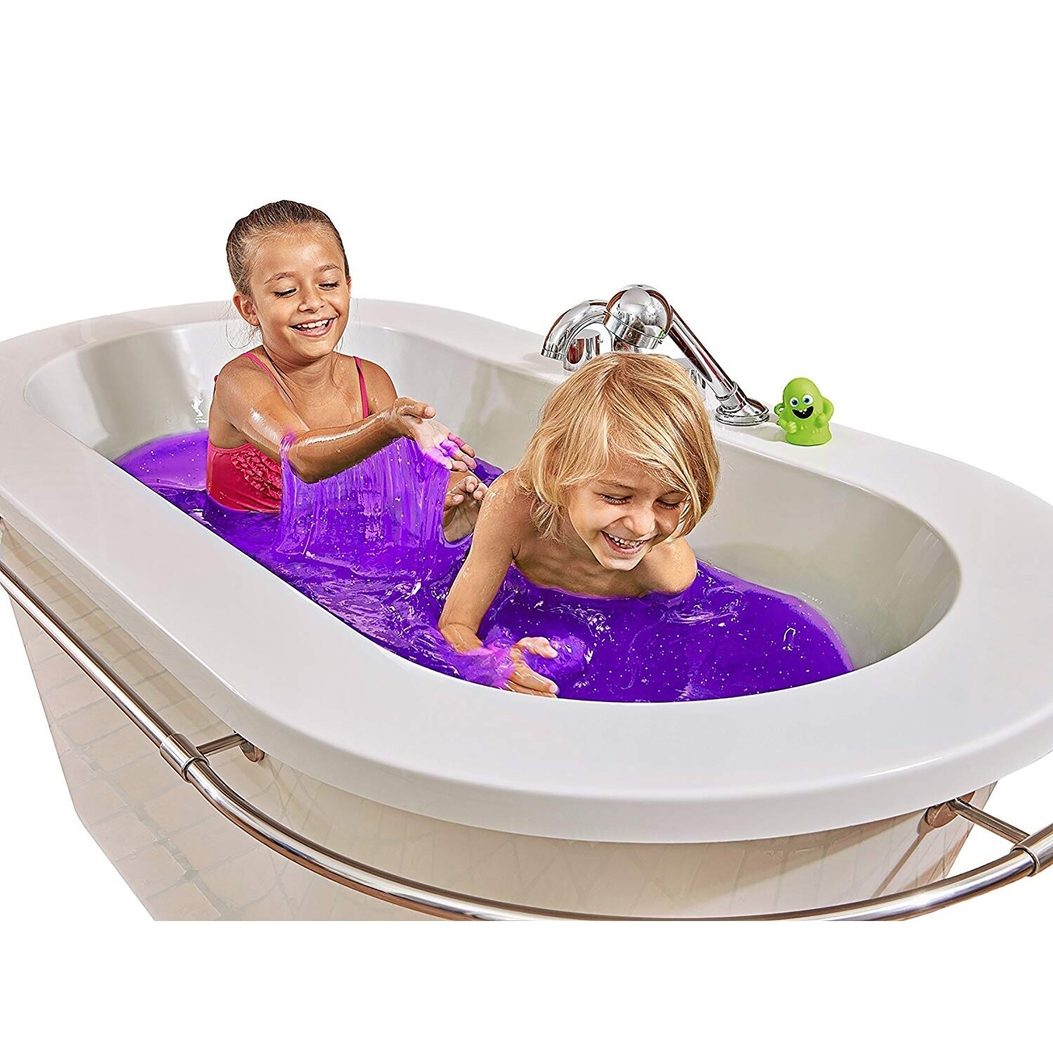 glitter slime baff