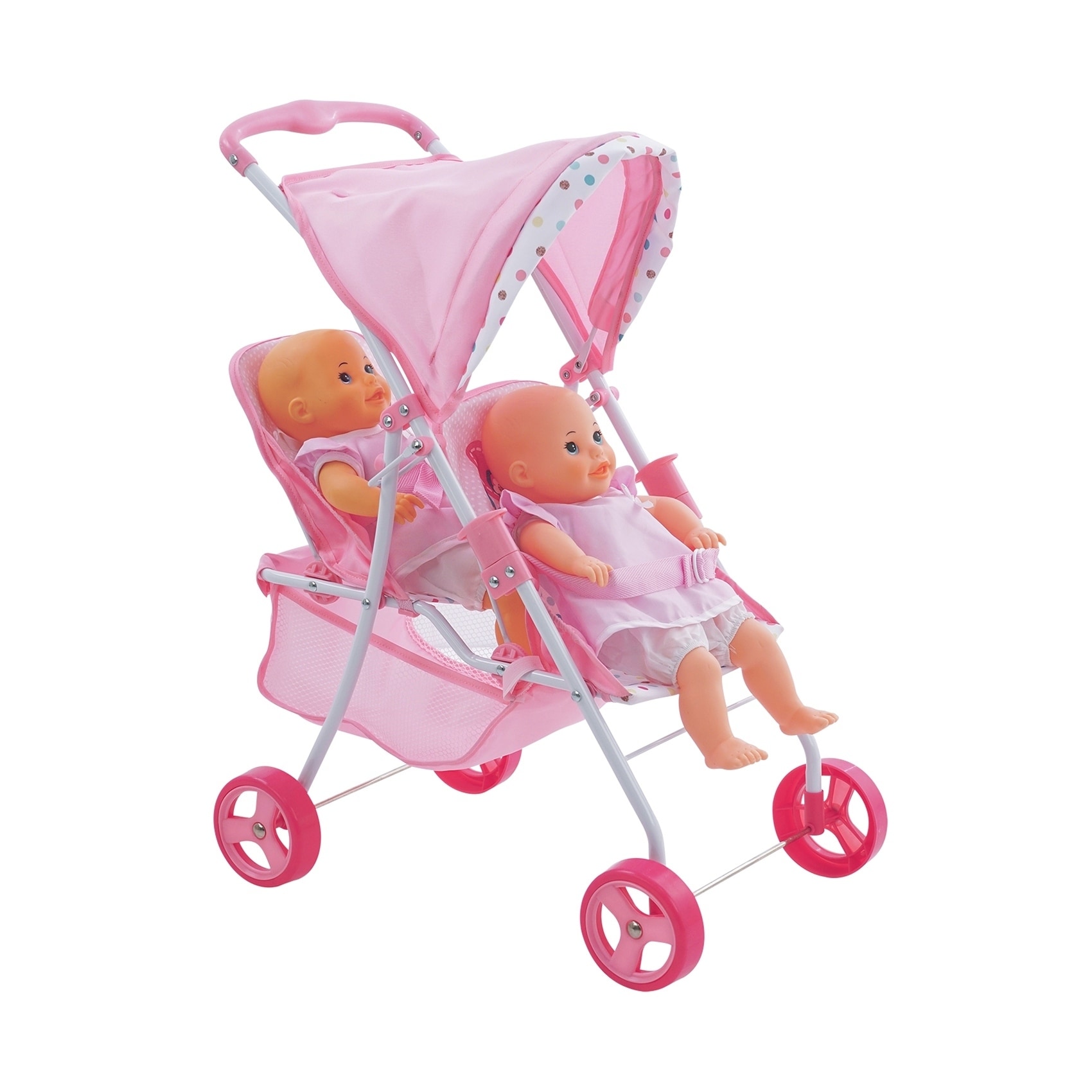 hauck unicorn double dolls pram