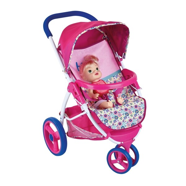 baby alive travel stroller set