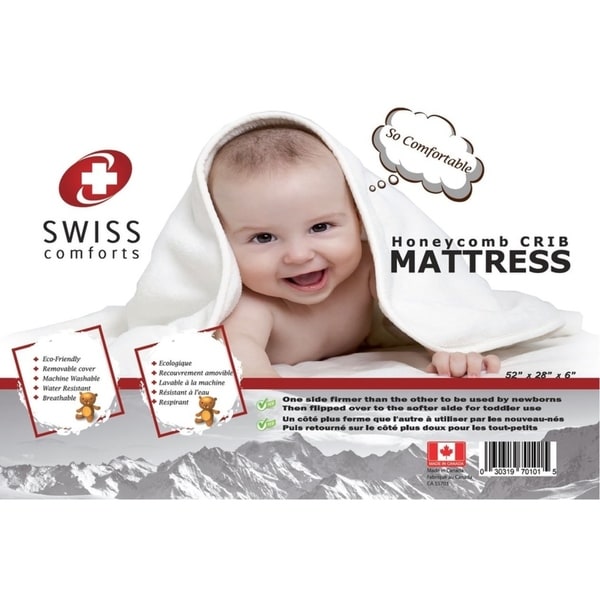 Swiss Comforts Lofty Two Stage Crib Mattress