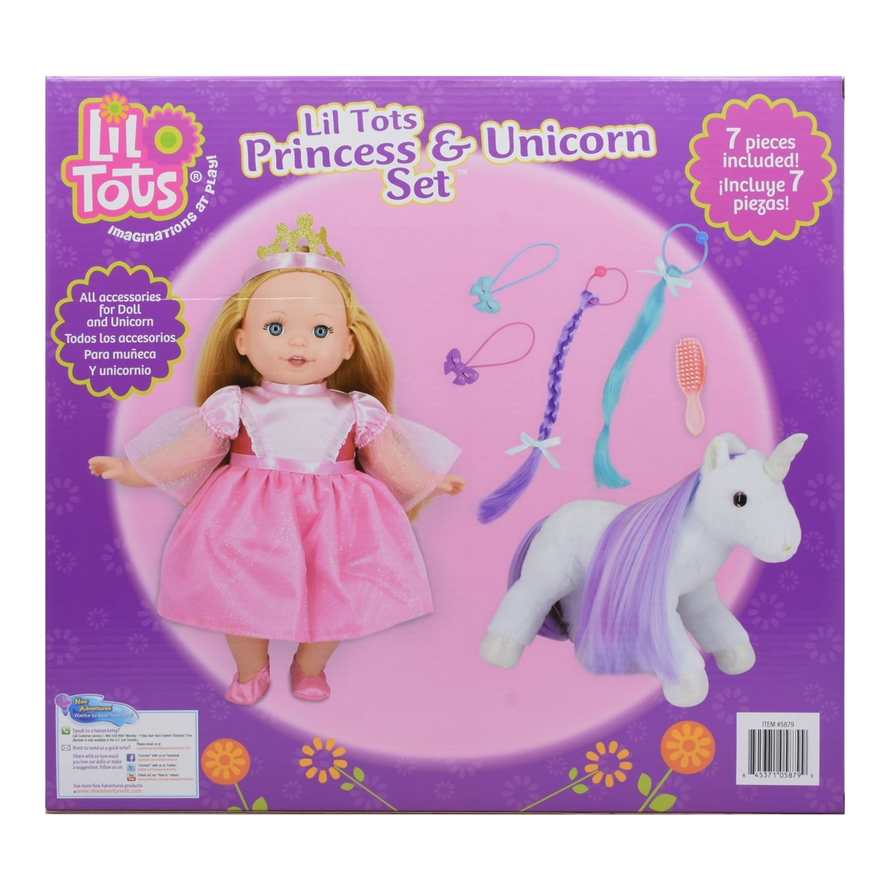 unicorn doll set