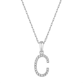 diamond initial necklace costco