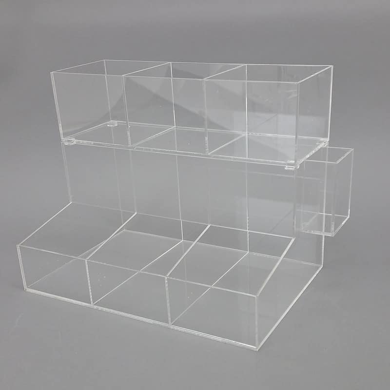 OnDisplay Acrylic Sugar/Creamer Station with Removable Top Tier