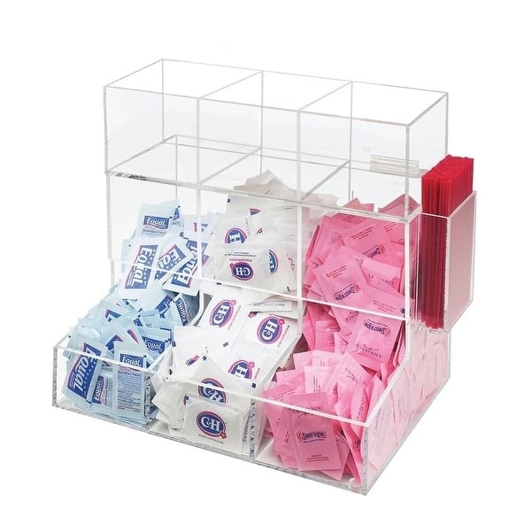 OnDisplay Acrylic Sugar/Creamer Station with Removable Top Tier