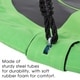 preview thumbnail 3 of 5, Saucer Swing- 40" Diameter Hanging Tree or Swing Set, Round Disc with Adjustable Rope by Hey! Play!