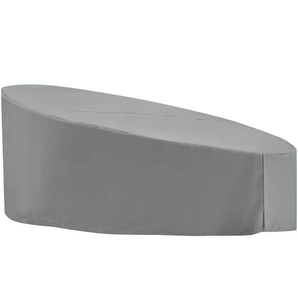 slide 2 of 3, Immerse Taiji Sojourn Summon Daybed Outdoor Patio Furniture Cover Gray