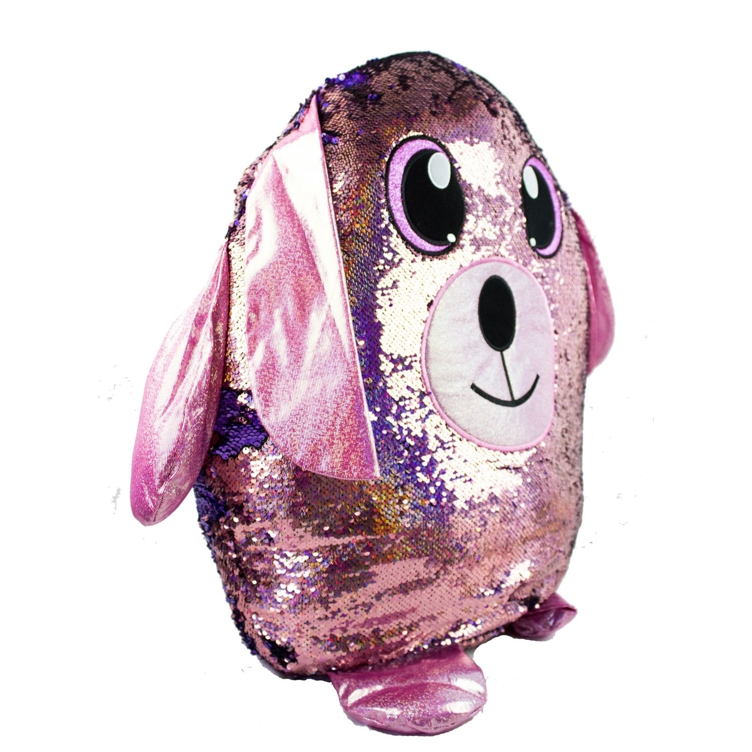 reversible sequin stuffed animal