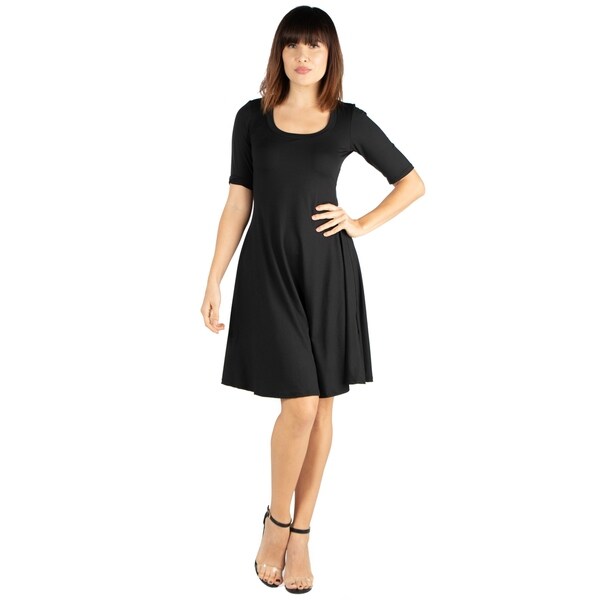loose fitting knee length dresses