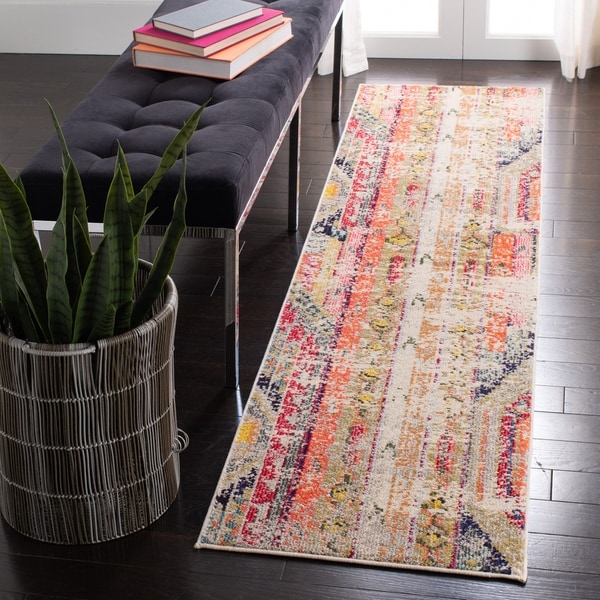 Safavieh Madison Vintage Tribal Blue/Orange Rug