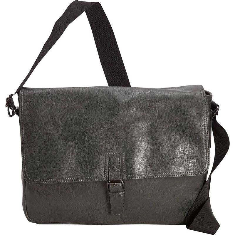 kenneth cole pebbled messenger bag