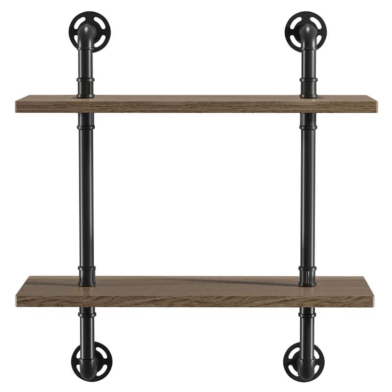 Leyva Rustic Floating Ladder Wall Shelf by Carbon Loft