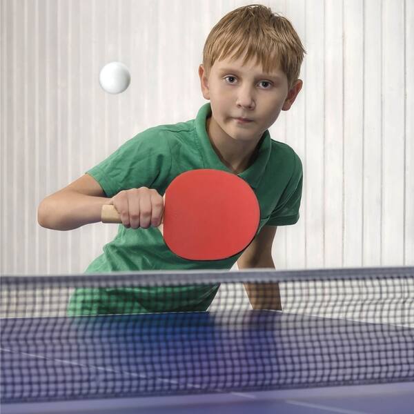 1 Retractable Net Myhozee Ping Pong Paddle Set Portable Table Tennis Set Including 4 Table Tennis Balls 2 Ping Pong Paddles//Rackets 1 Storage Bag for Family Indoor Outdoor Games
