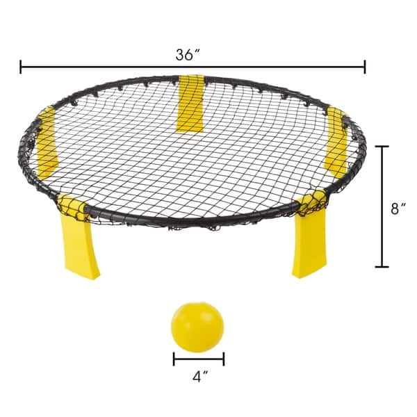 Battle Volleyball- Outdoor Adjustable Roundnet Tournament Set for Kids and  Adults by Hey! Play! - On Sale - Bed Bath & Beyond - 27983084