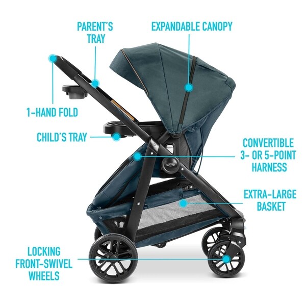 modes bassinet stroller