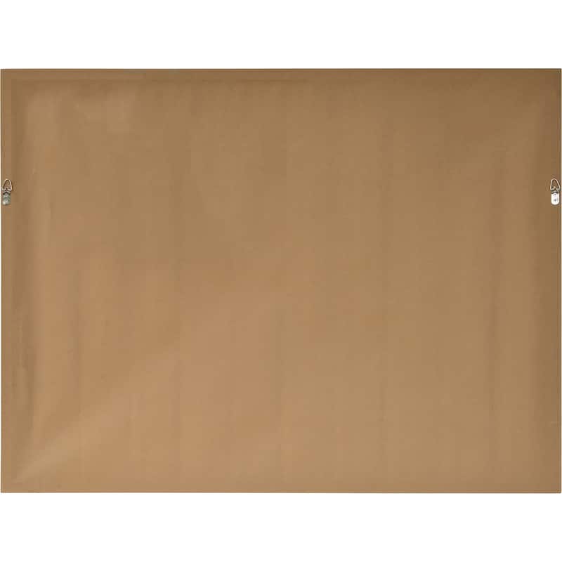 Strick & Bolton Hand-painted Silvertone Canvas Art