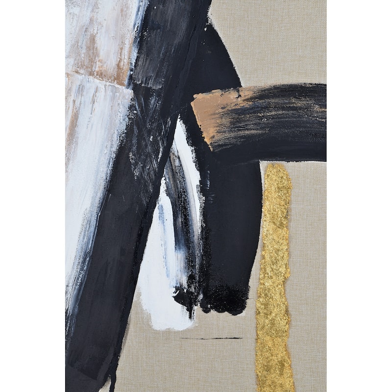 Strick & Bolton Abstract Hand-painted Canvas Art