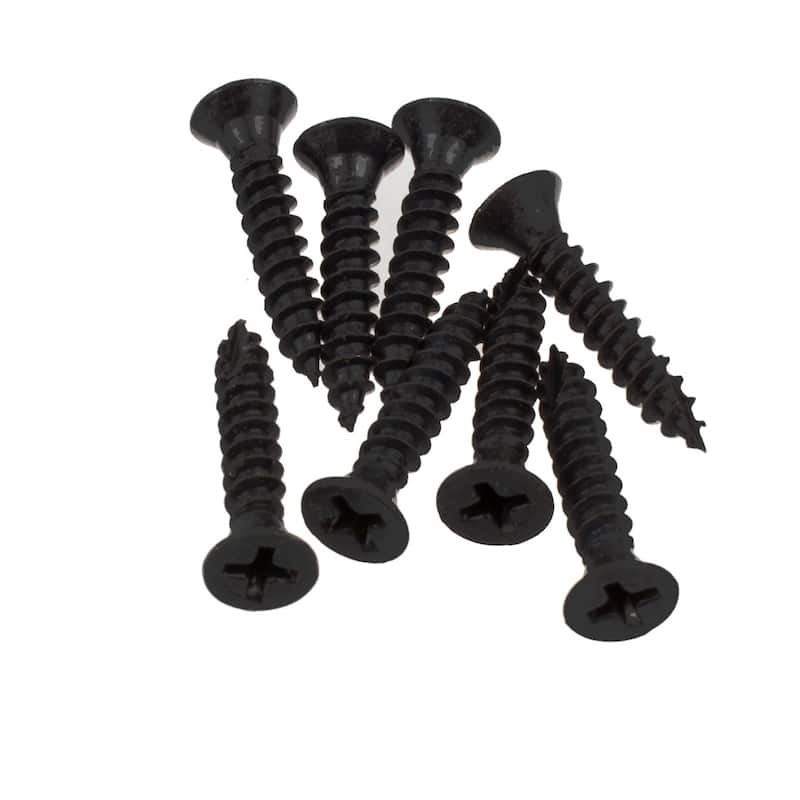 GlideRite 4" x 5/8" Radius Matte Black Door Hinges (Pack of 12)