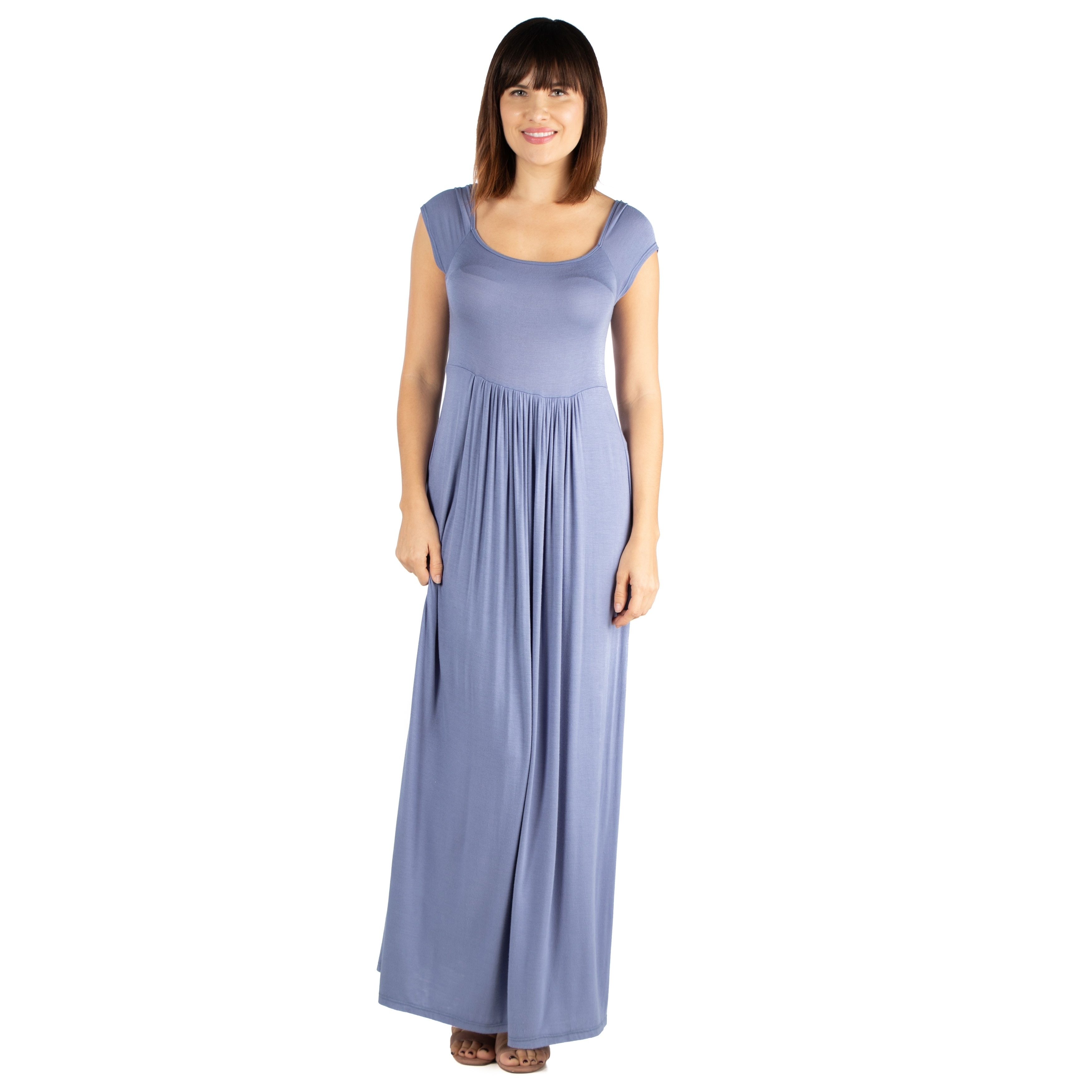 casual empire waist maxi dress