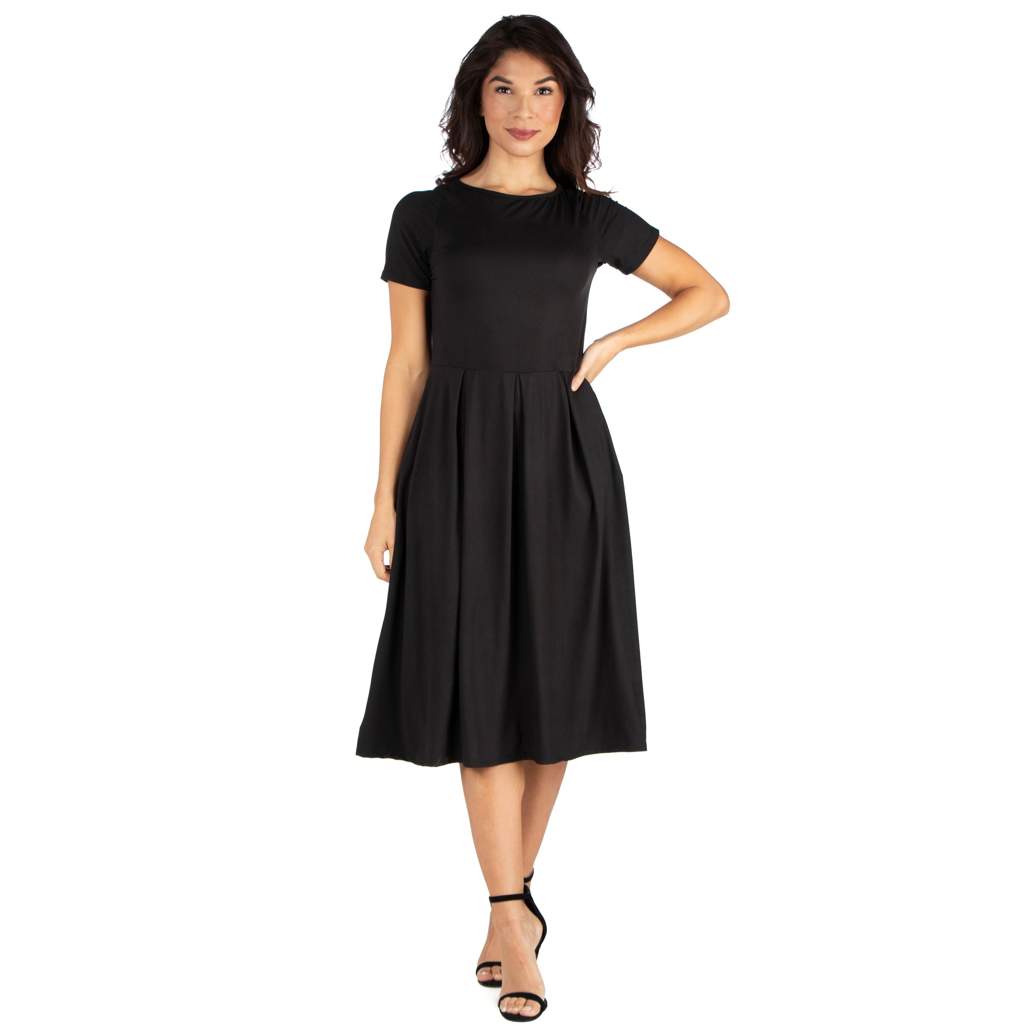 formal midi skater dress