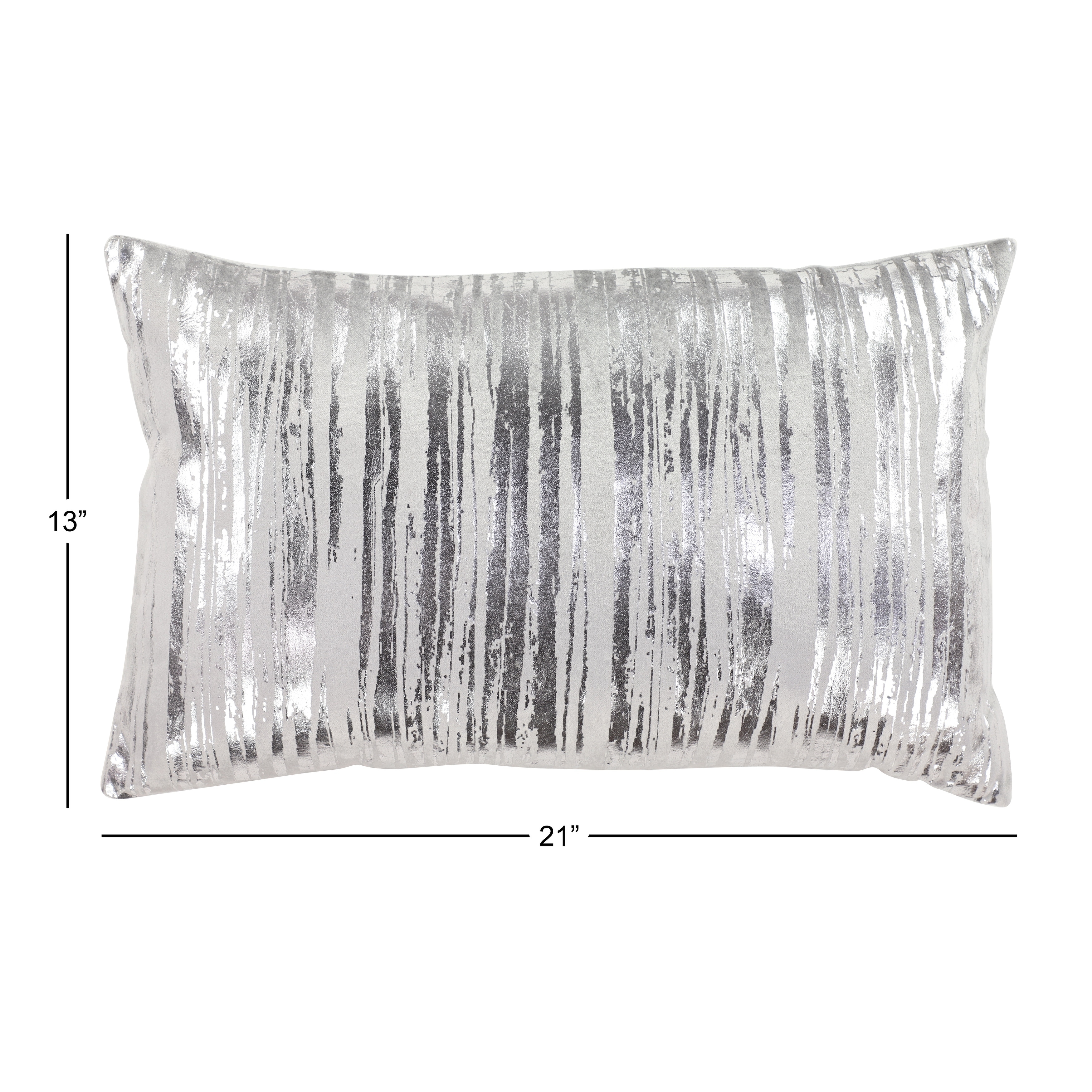 silver metallic throw pillows