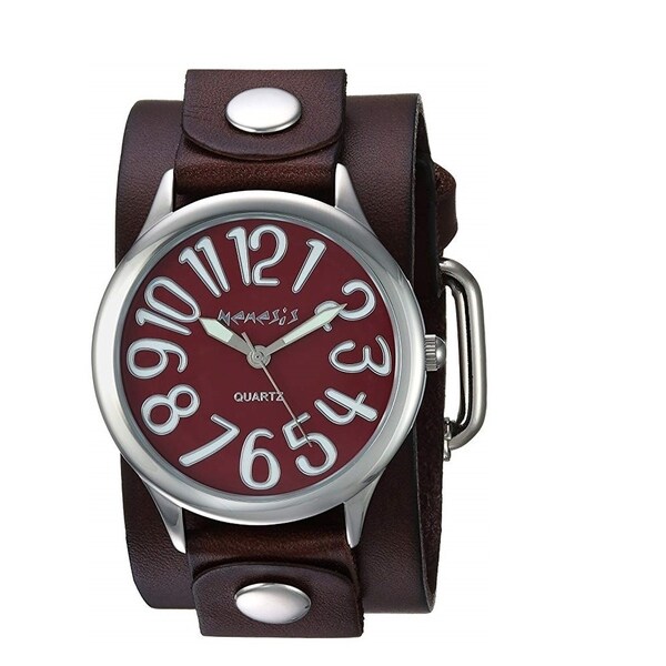 Nemesis Always Summer Brown Watch with Junior Dark Brown Leather Cuff Band DGB108B. Opens flyout.