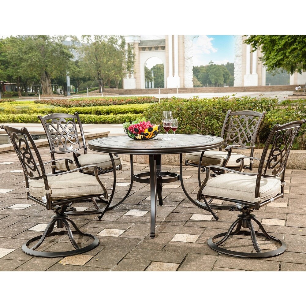 Dalioutdoor Dining Set 5 Piece Patio Furniture Dailymail