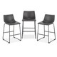 Edgemod Brinley Counter Stool (Set of 3) - Thumbnail 2