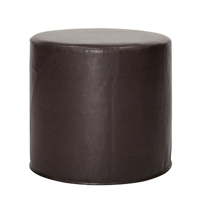 Allan Andrews No Tip Cylinder Ottoman With Cover, Glam Collection