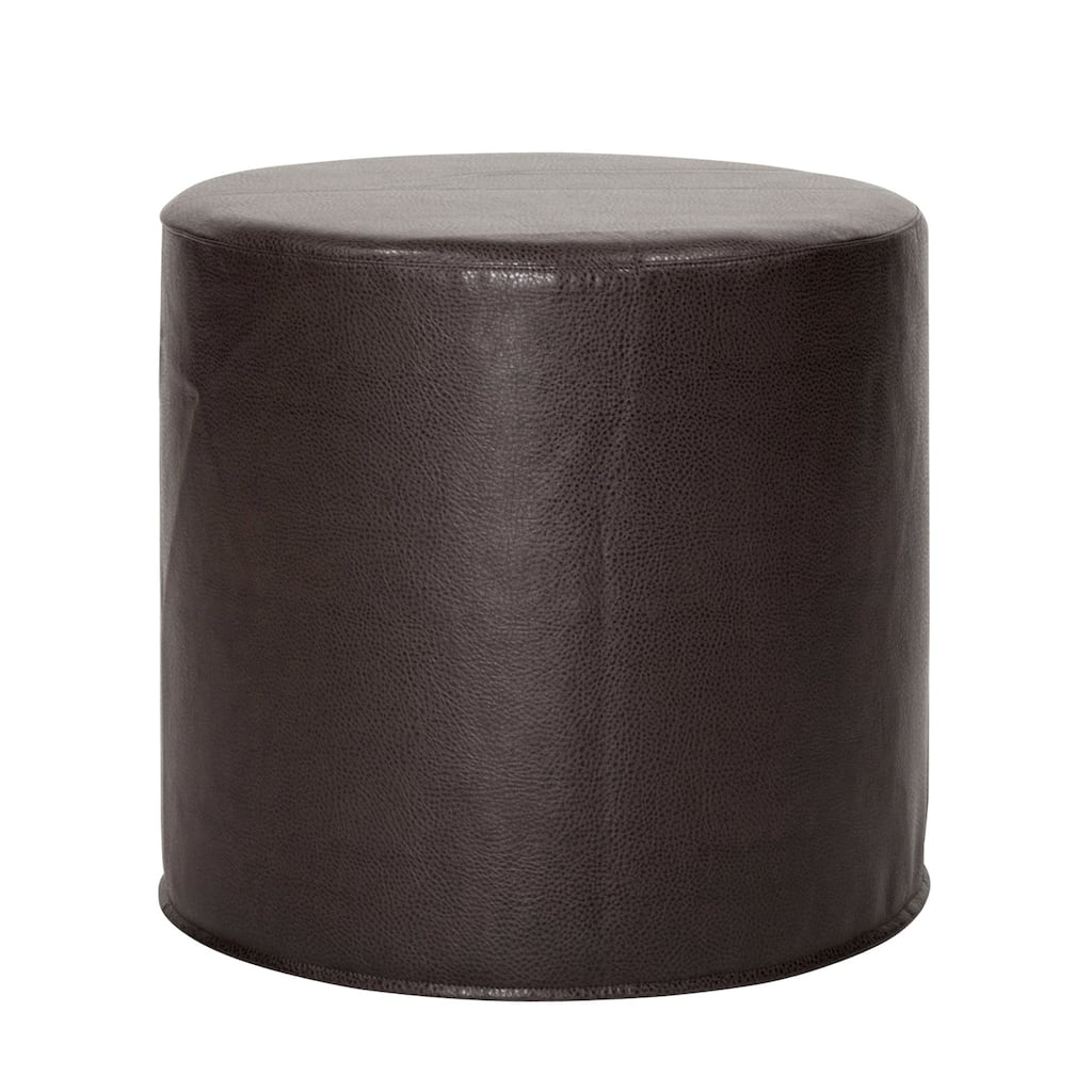 Allan Andrews No Tip Cylinder Ottoman With Cover, Glam Collection
