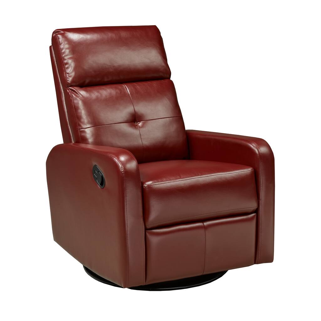 Soho Recliner with Rocker & Swivel, Red