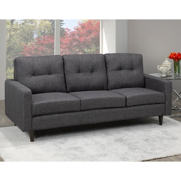 grey 3 seater sofa and chair