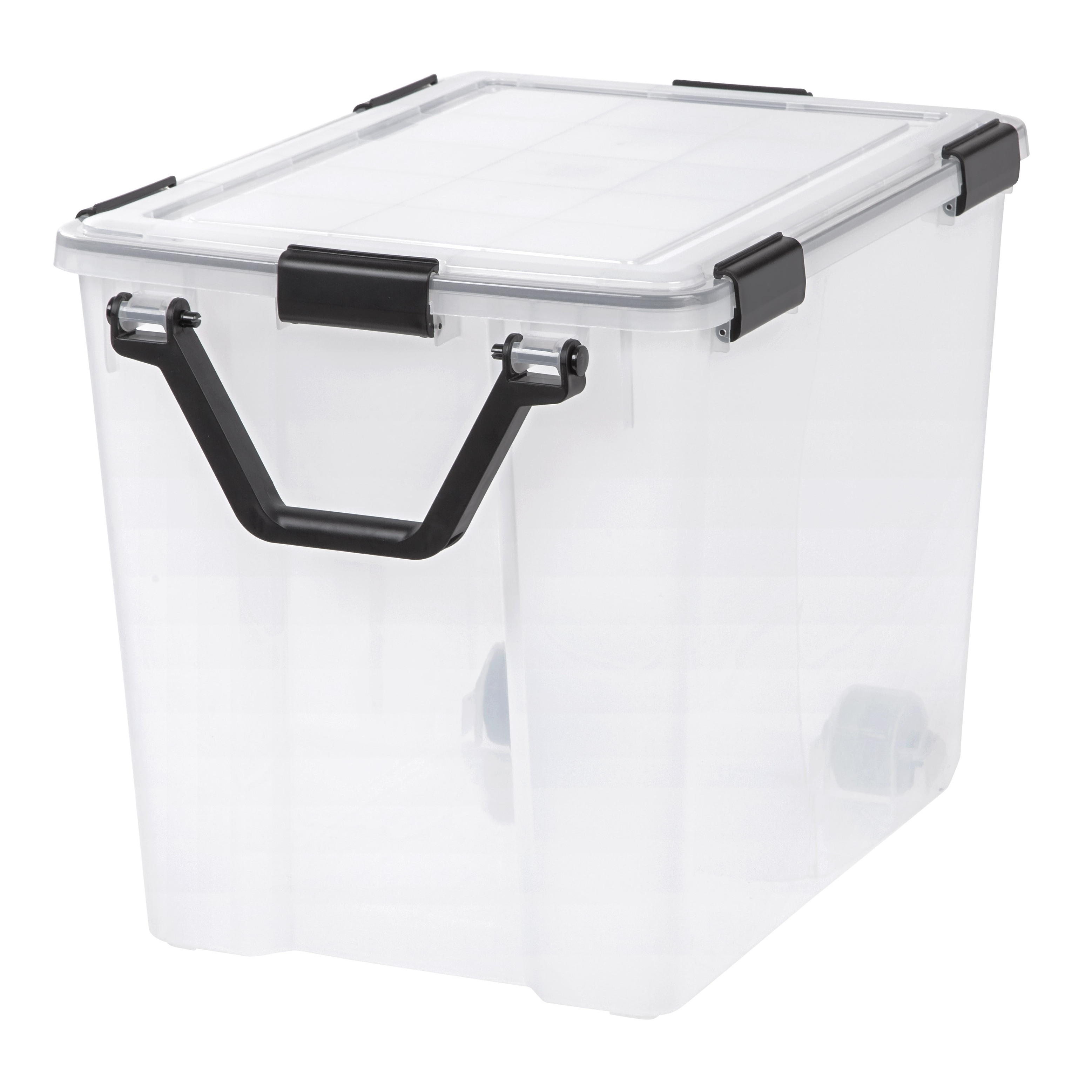 Iris 103 Quart Weathertight Storage Box Clear Overstock 27989031