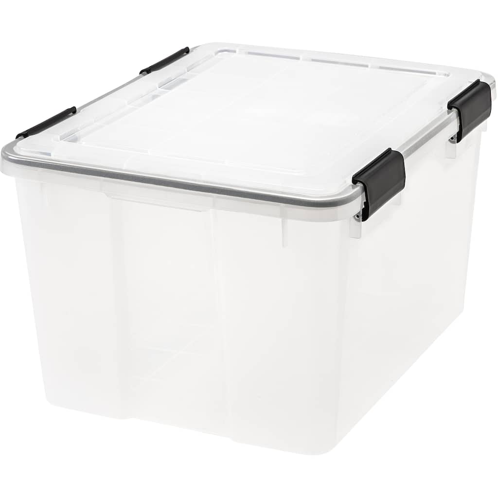 IRIS 46 Quart WEATHERTIGHT® Storage Box, Clear