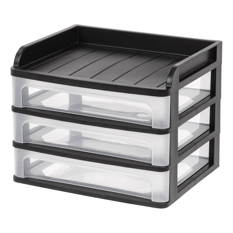 Medium Desktop Drawer System, Black