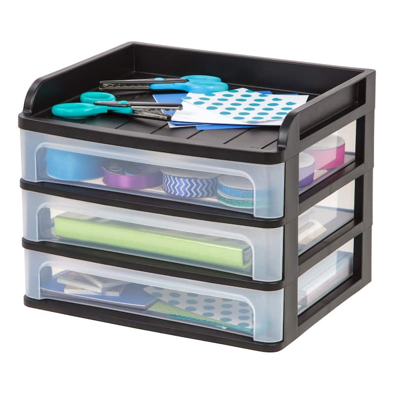 Medium Desktop Drawer System, Black