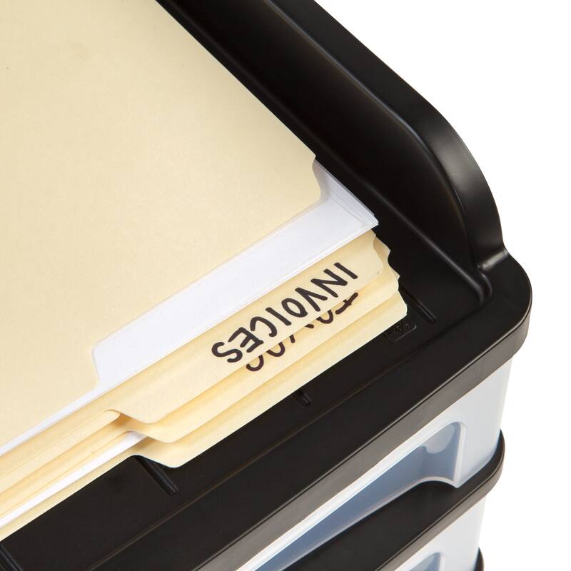 Medium Desktop Drawer System, Black